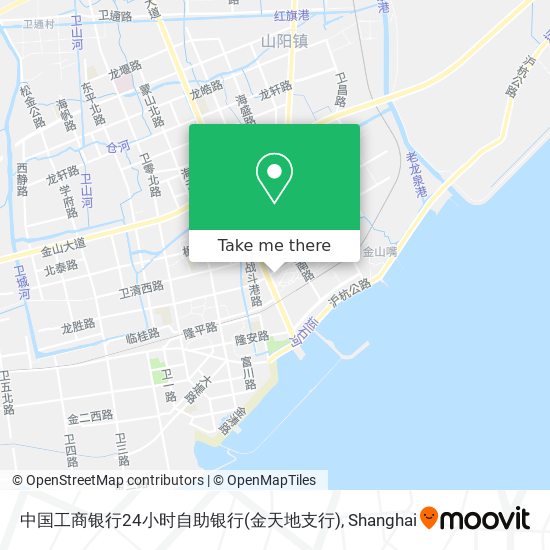 中国工商银行24小时自助银行(金天地支行) map