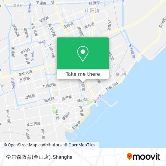 学尔森教育(金山店) map