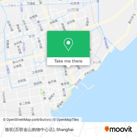 骆驼(百联金山购物中心店) map