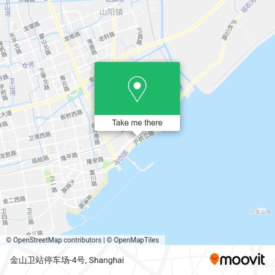 金山卫站停车场-4号 map