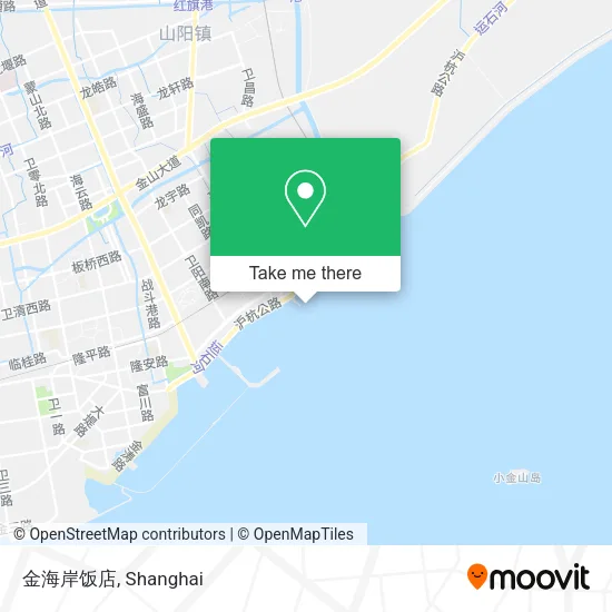金海岸饭店 map