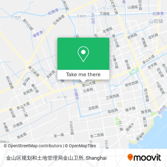 金山区规划和土地管理局金山卫所 map