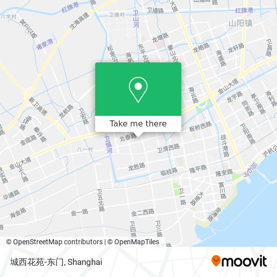 城西花苑-东门 map