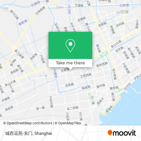 城西花苑-东门 map
