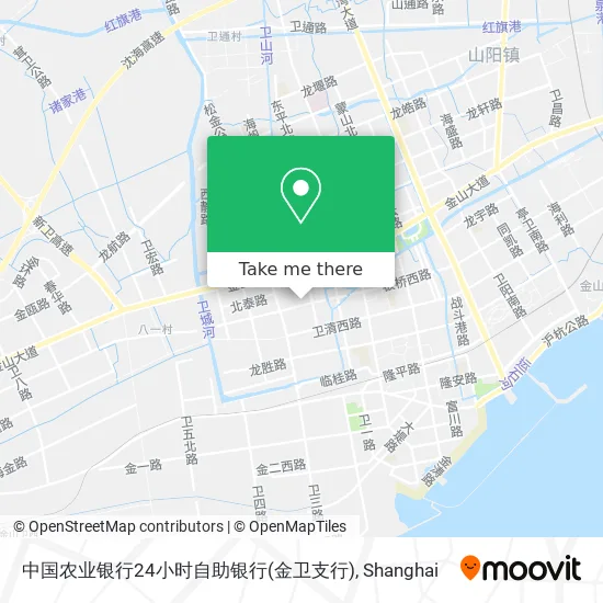 中国农业银行24小时自助银行(金卫支行) map