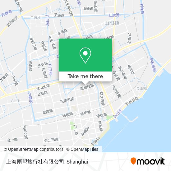 上海雨盟旅行社有限公司 map