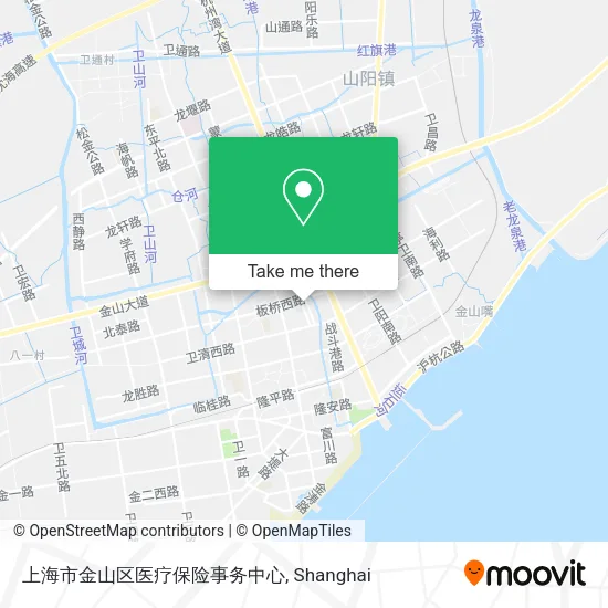 上海市金山区医疗保险事务中心 map