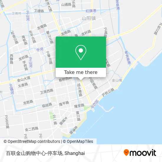 百联金山购物中心-停车场 map