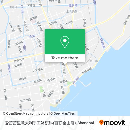 爱茜茜里意大利手工冰淇淋(百联金山店) map