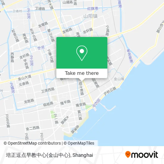 培正逗点早教中心(金山中心) map