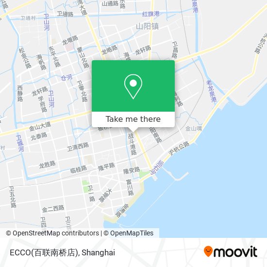 ECCO(百联南桥店) map