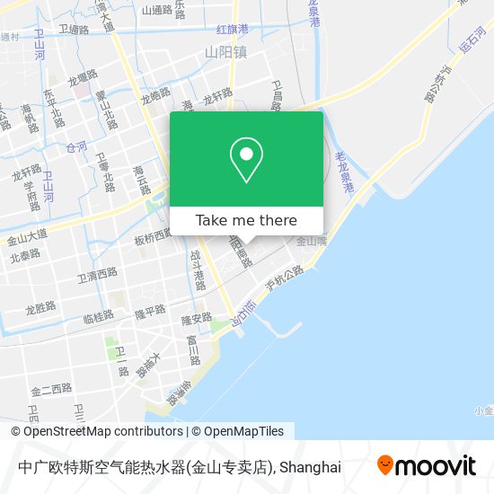 中广欧特斯空气能热水器(金山专卖店) map