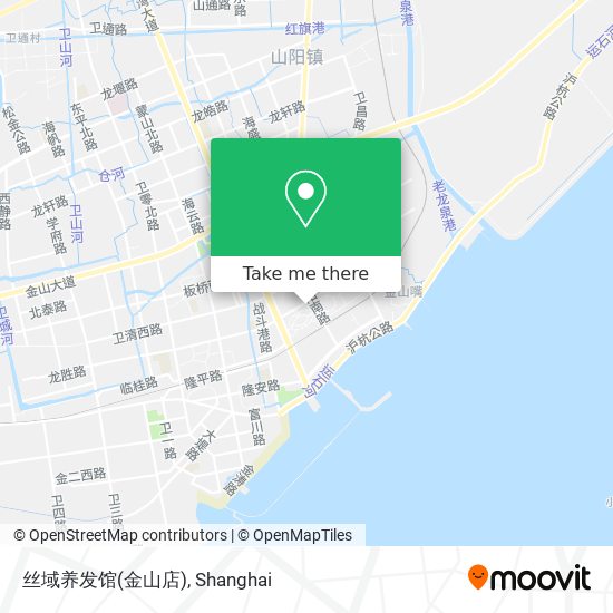 丝域养发馆(金山店) map