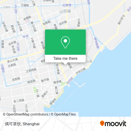 偶可茶饮 map