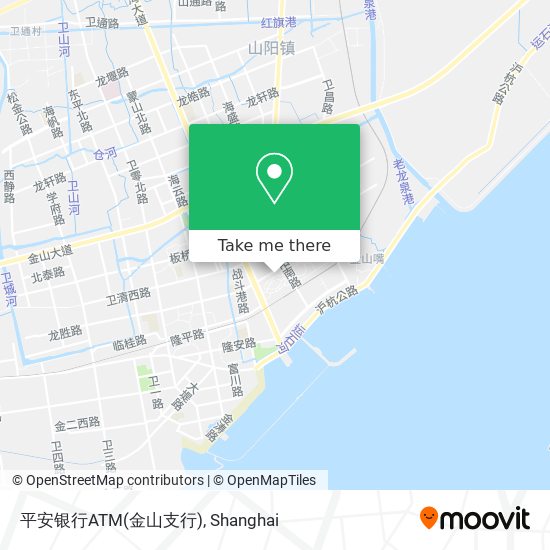 平安银行ATM(金山支行) map