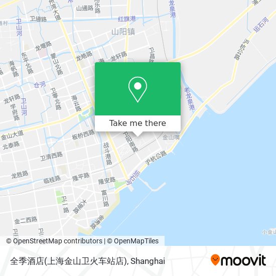 全季酒店(上海金山卫火车站店) map