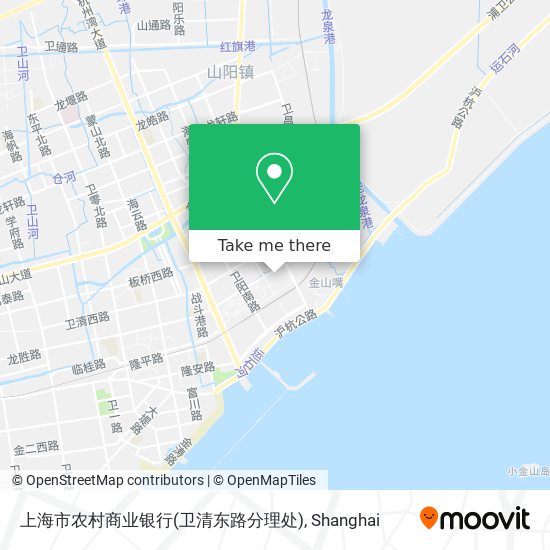 上海市农村商业银行(卫清东路分理处) map