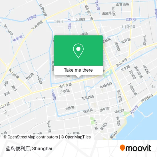 蓝鸟便利店 map
