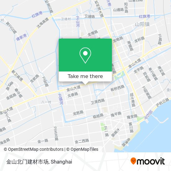 金山北门建材市场 map