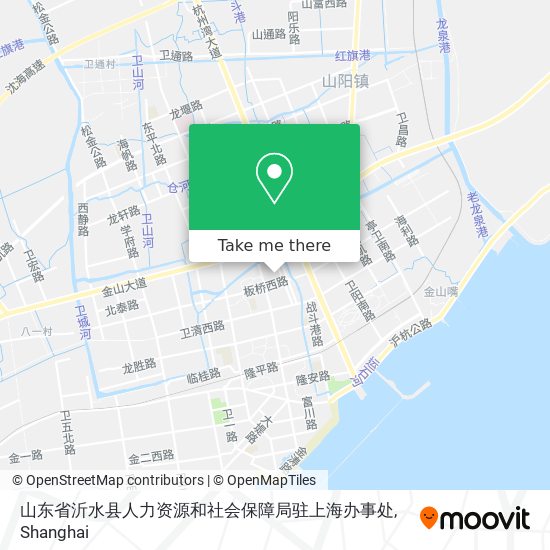 山东省沂水县人力资源和社会保障局驻上海办事处 map