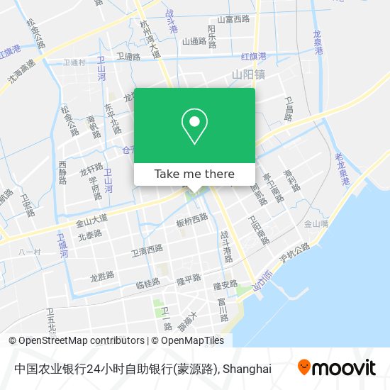 中国农业银行24小时自助银行(蒙源路) map