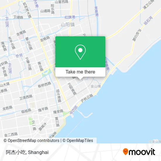 阿杰小吃 map