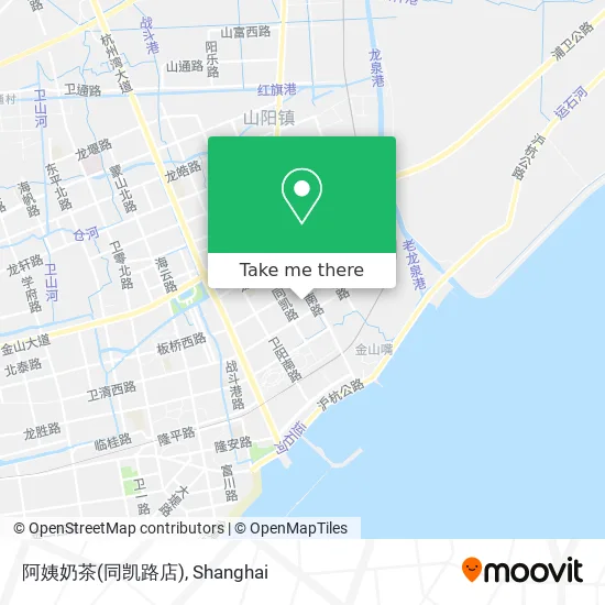 阿姨奶茶(同凯路店) map