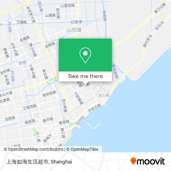 上海如海生活超市 map