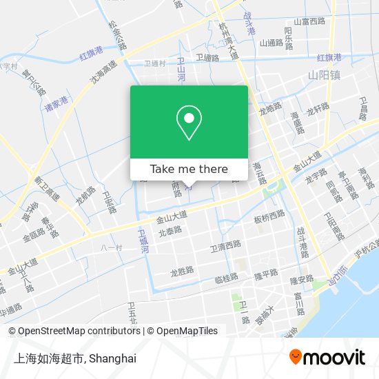 上海如海超市 map
