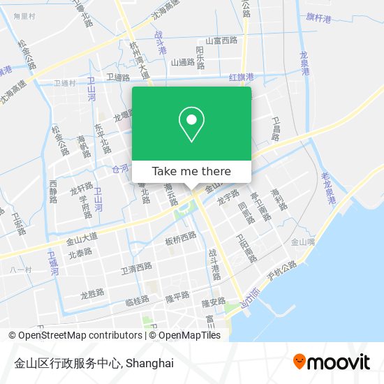 金山区行政服务中心 map