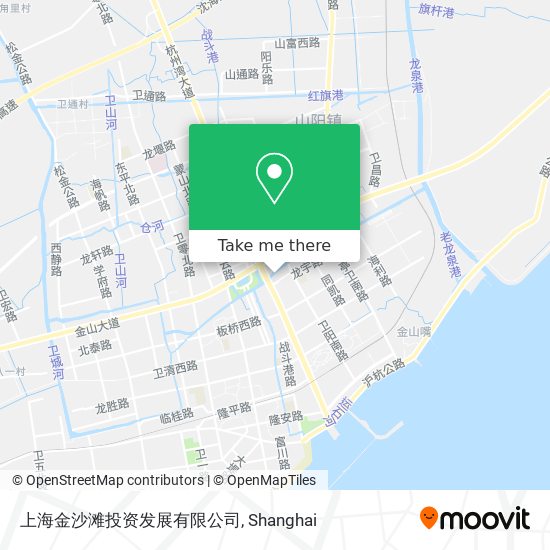 上海金沙滩投资发展有限公司 map
