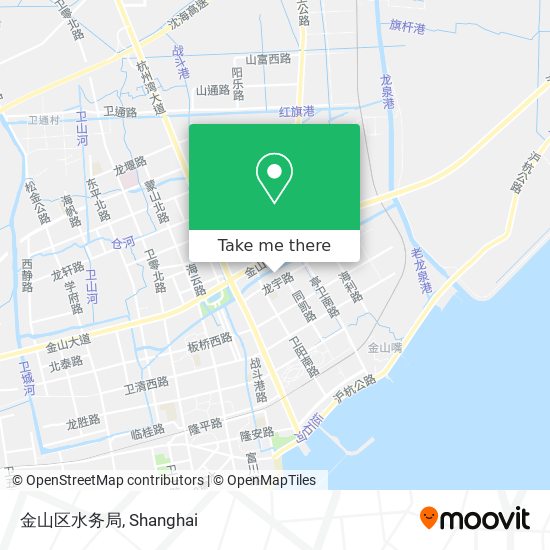 金山区水务局 map
