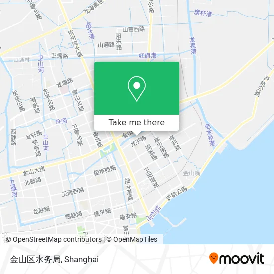 金山区水务局 map