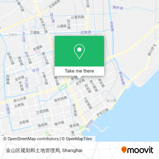金山区规划和土地管理局 map