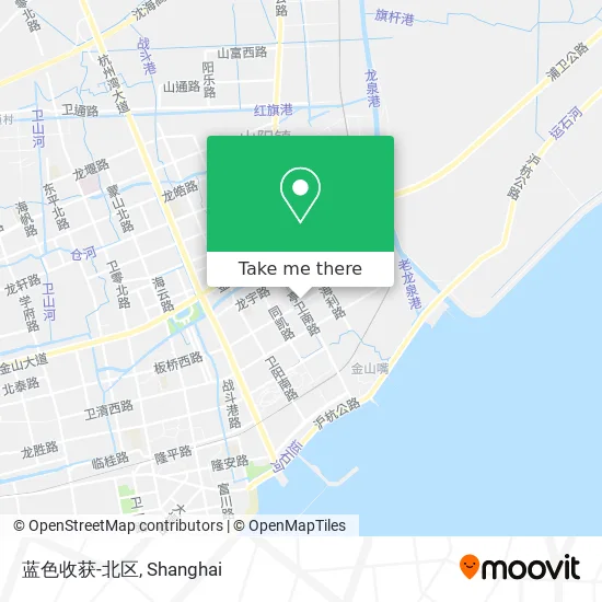 蓝色收获-北区 map