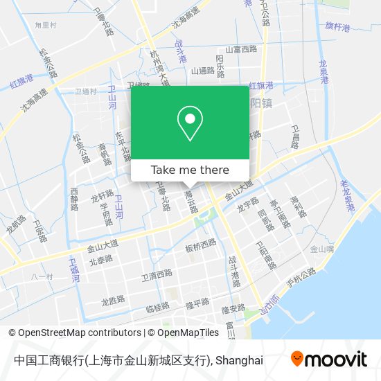 中国工商银行(上海市金山新城区支行) map