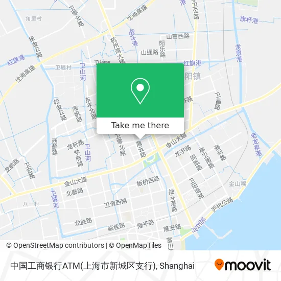 中国工商银行ATM(上海市新城区支行) map