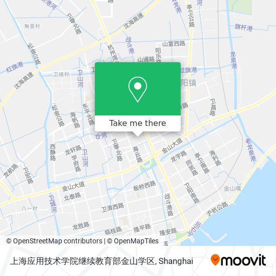 上海应用技术学院继续教育部金山学区 map
