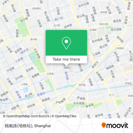 顾戴路(地铁站) map