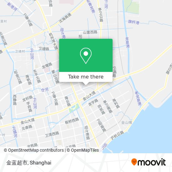 金蓝超市 map