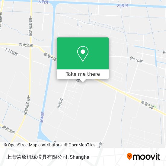 上海荣象机械模具有限公司 map
