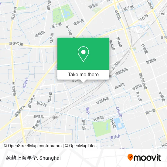 象屿上海年华 map