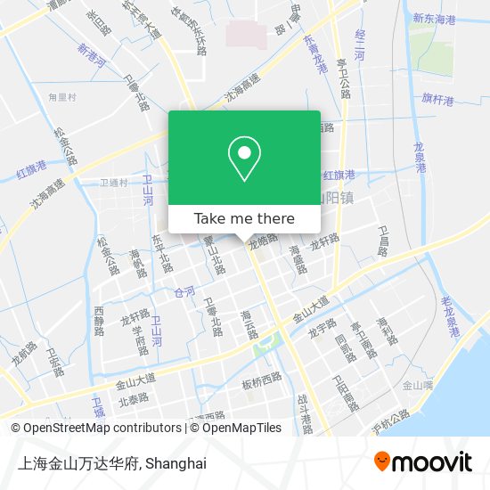 上海金山万达华府 map