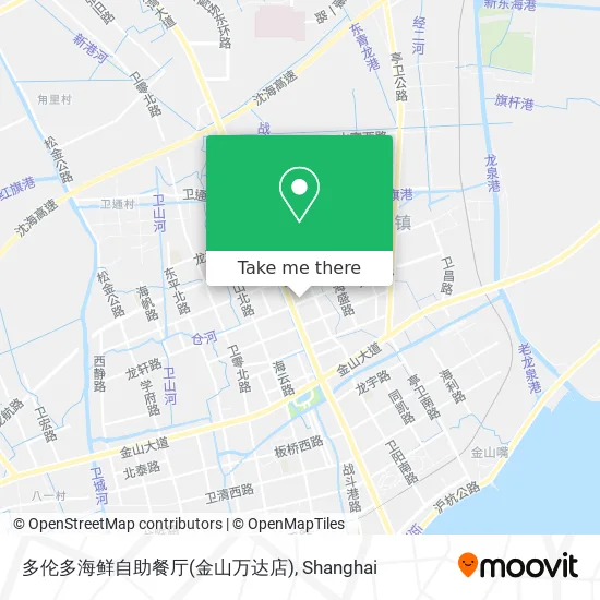 多伦多海鲜自助餐厅(金山万达店) map