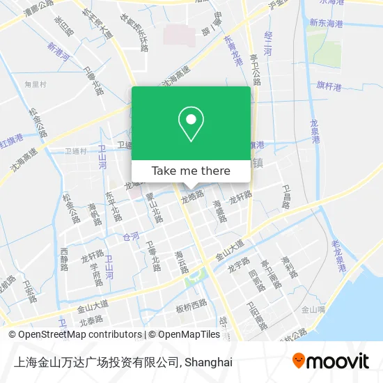 上海金山万达广场投资有限公司 map