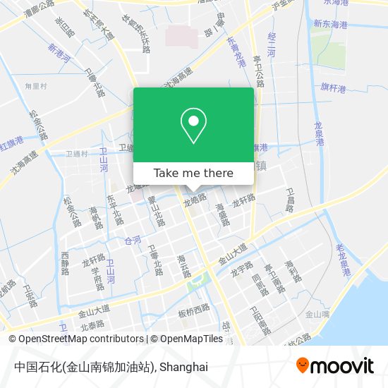 中国石化(金山南锦加油站) map