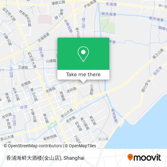 香涌海鲜大酒楼(金山店) map