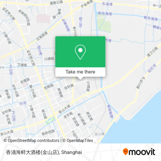 香涌海鲜大酒楼(金山店) map
