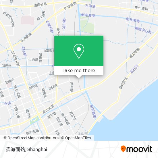 滨海面馆 map