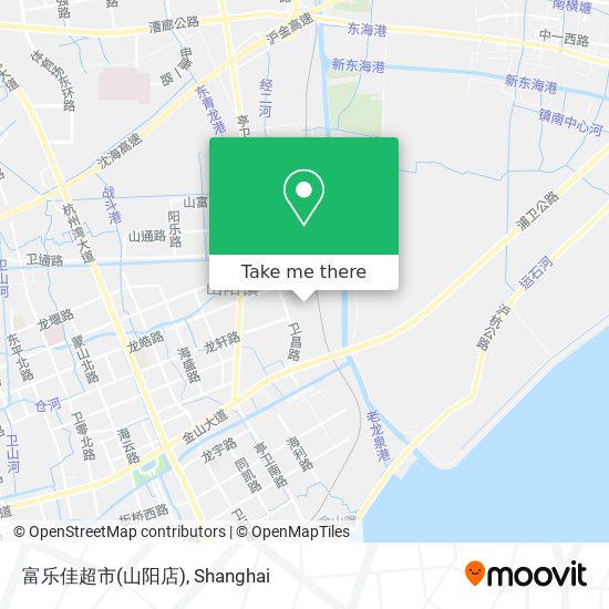 富乐佳超市(山阳店) map